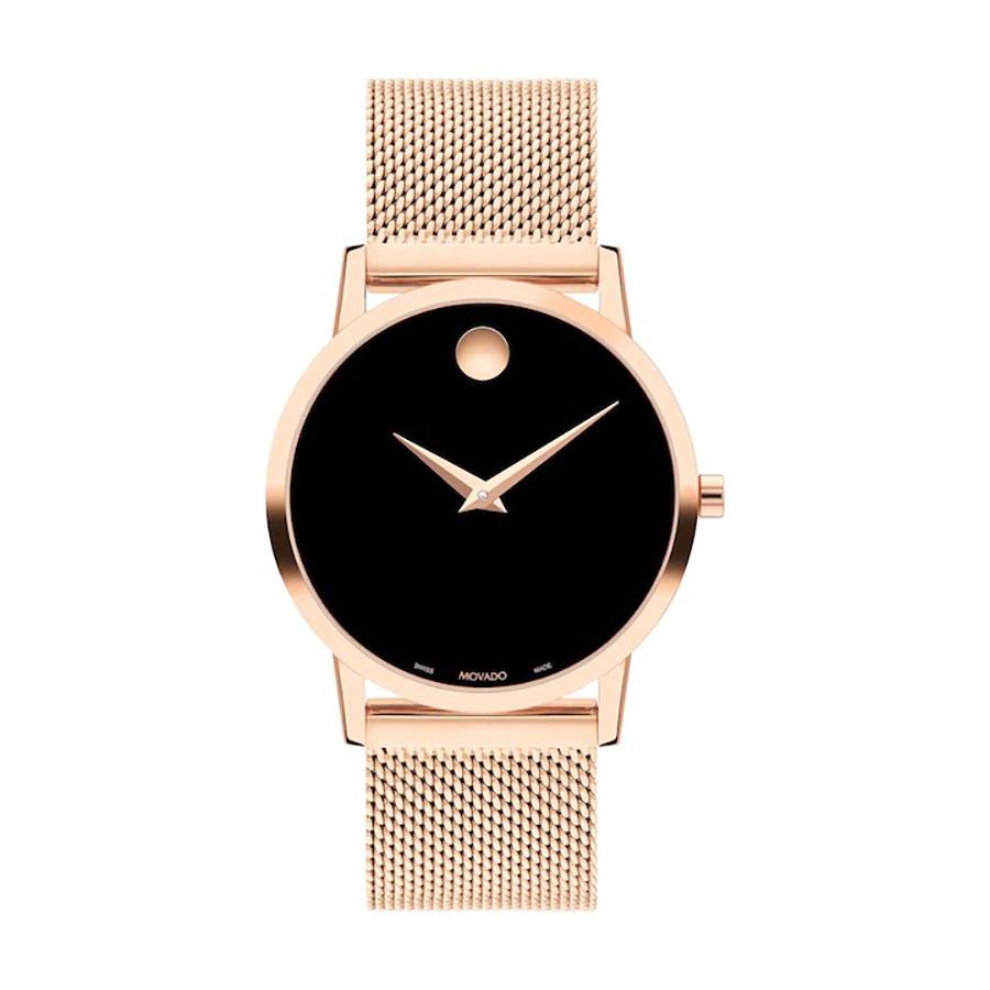 снимка на часовник Часовник Movado Museum Classic 607648