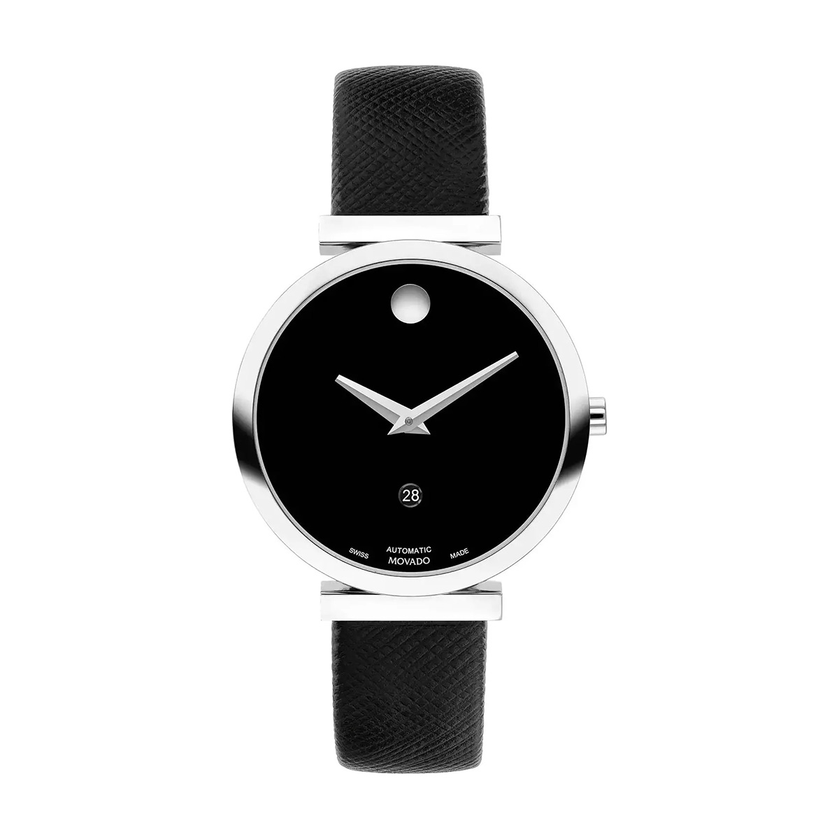 снимка на часовник Часовник Movado Museum Classic 607675