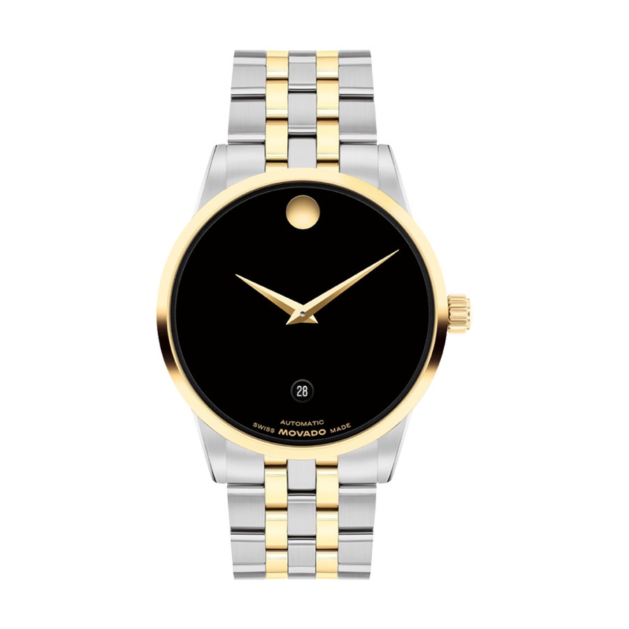 снимка на часовник Часовник Movado Museum Classic 608036