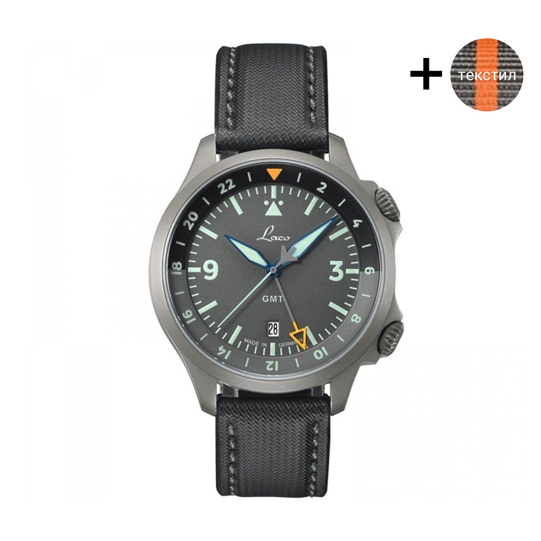 снимка на часовник Часовник Laco 1925 Frankfurt GMT 862121.2