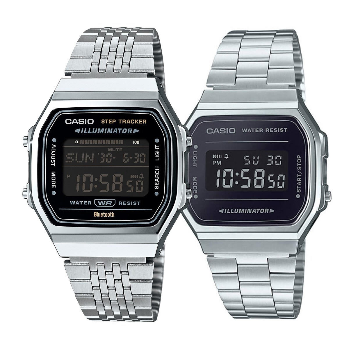снимка на часовник Комплект часовници за двойки Casio ABL-100WE-1BEF-A168WEM-1EF
