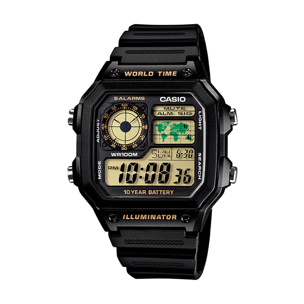 снимка на часовник Часовник Casio AE-1200WH-1BVDF