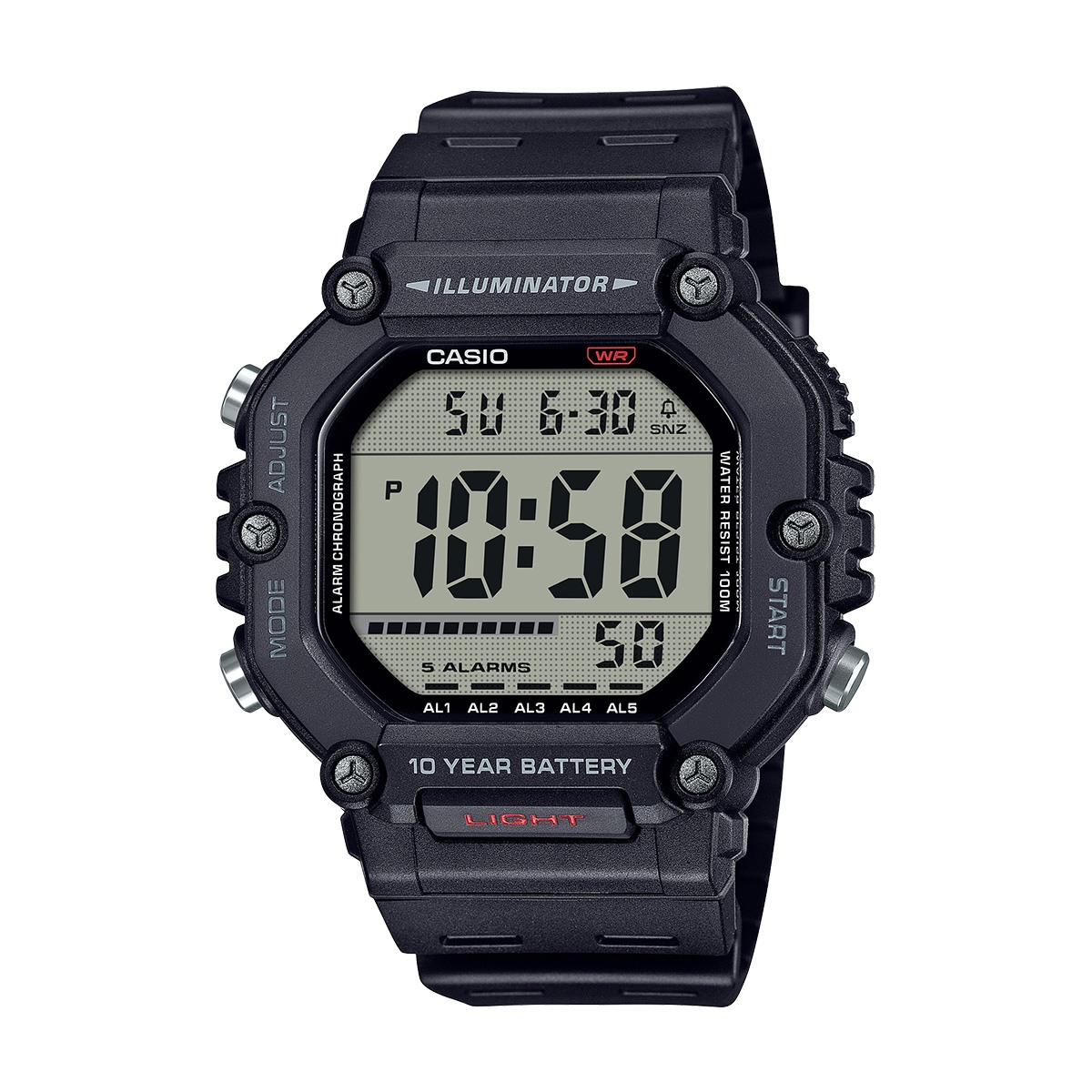 снимка на часовник Часовник Casio AE-1600H-1AVEF