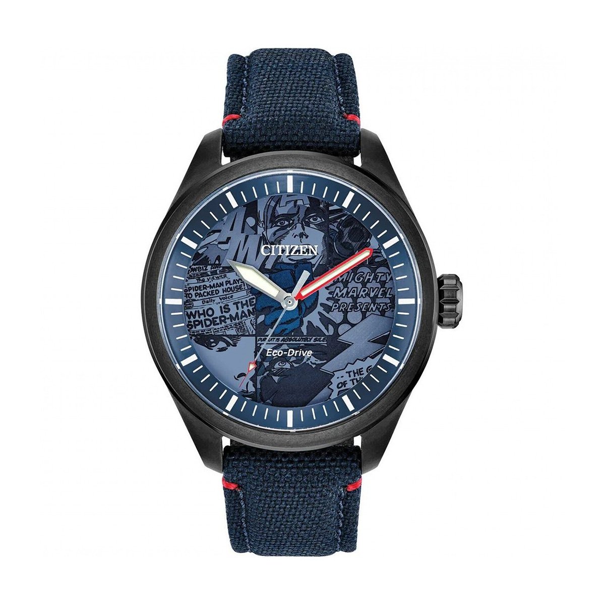 снимка на часовник Часовник Citizen Eco-Drive Marvel Heroes AW2037-04W