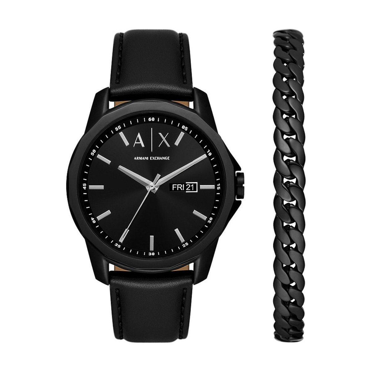 снимка на часовник Часовник Armani Exchange Banks AX7147SET