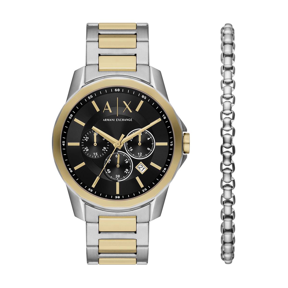 снимка на часовник Часовник Armani Exchange Banks AX7148SET