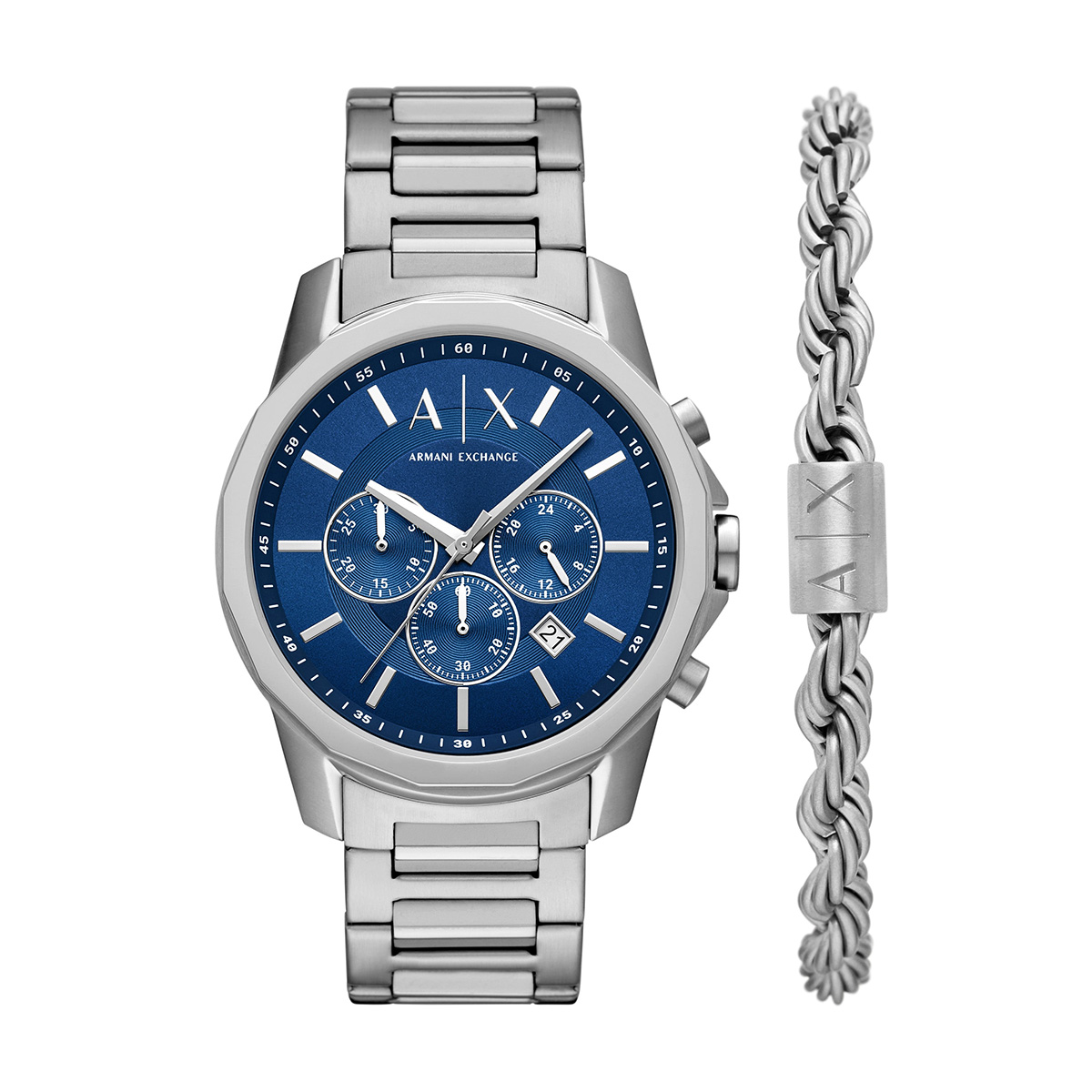 снимка на часовник Часовник Armani Exchange Banks AX7176SET