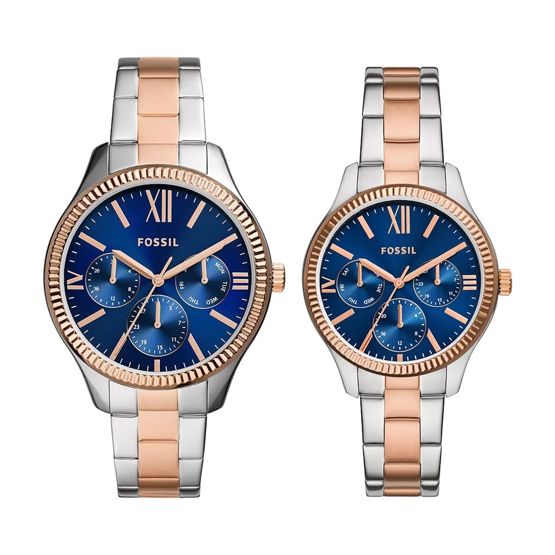 снимка на часовник Комплект часовници за двойки Fossil His and Hers BQ2736SET