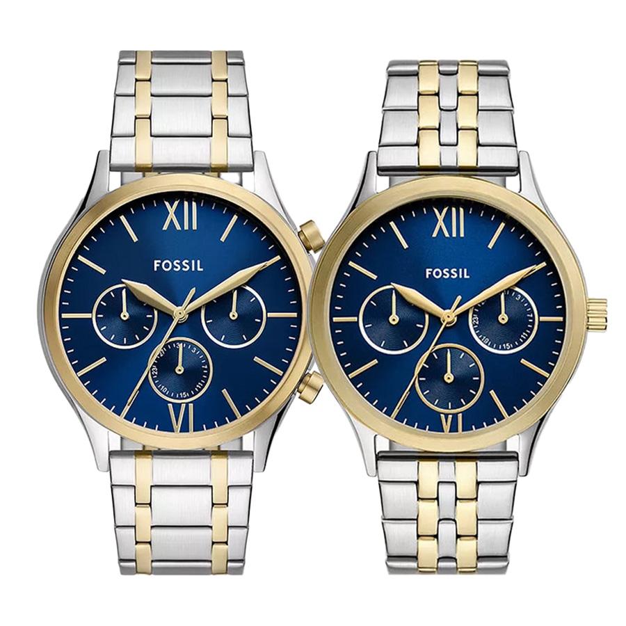 снимка на часовник Комплект часовници за двойки Fossil His and Hers BQ2900SET