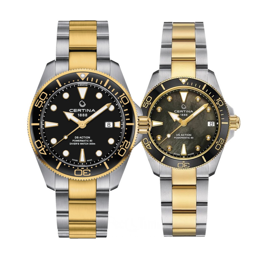 снимка на часовник Комплект часовници за двойки Certina DS Action C032.607.22.051.00-C032.007.22.126.00