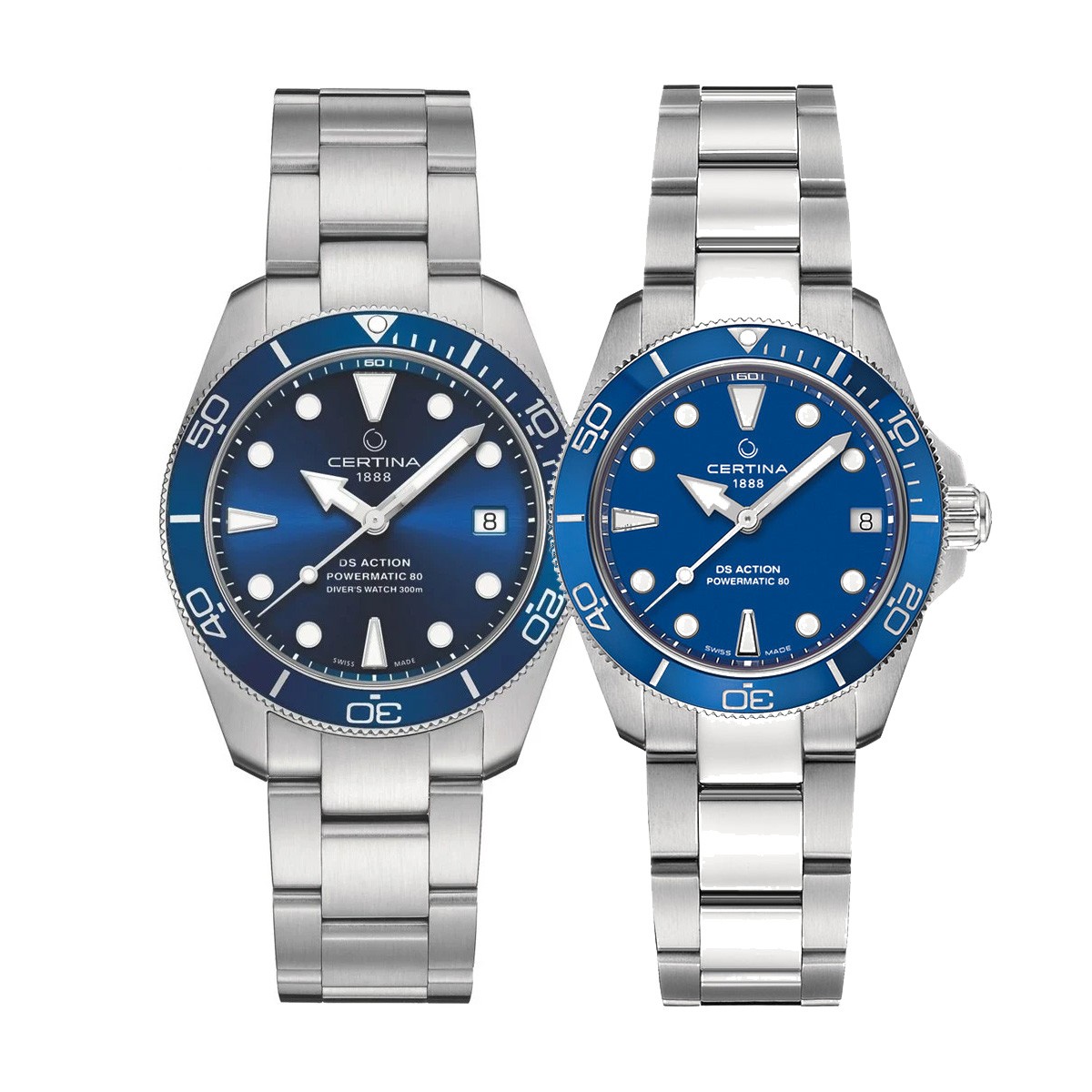 снимка на часовник Комплект часовници за двойки Certina DS Action Diver C032.807.11.041.00 & C032.007.11.041.00
