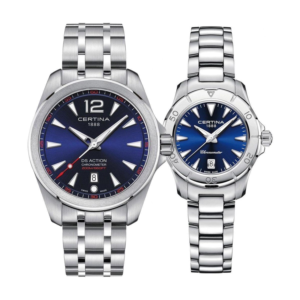 снимка на часовник Комплект часовници за двойки Certina DS Action C032.851.11.047.00-C032.951.11.041.00