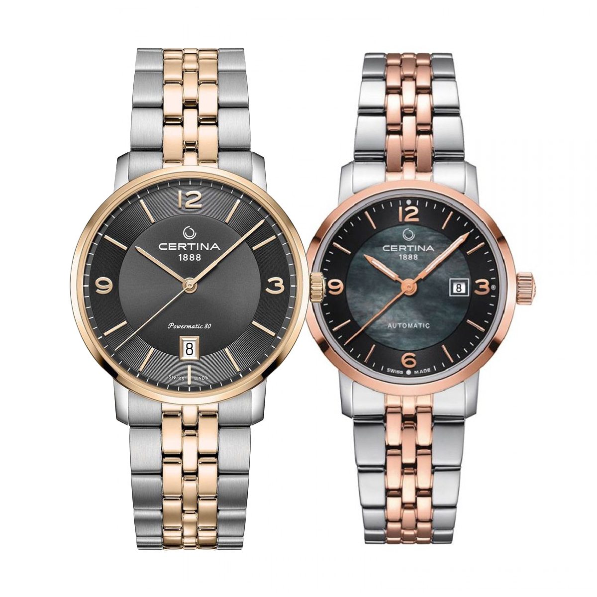 снимка на часовник Комплект часовници за двойки Certina DS Caimano C035.407.22.087.01-C035.007.22.127.01