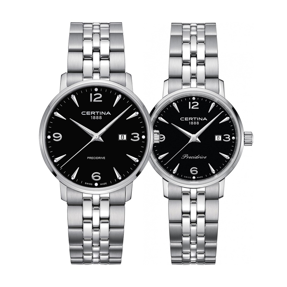 снимка на часовник Комплект часовници за двойки Certina DS Caimano C035.410.11.057.00-C035.210.11.057.00