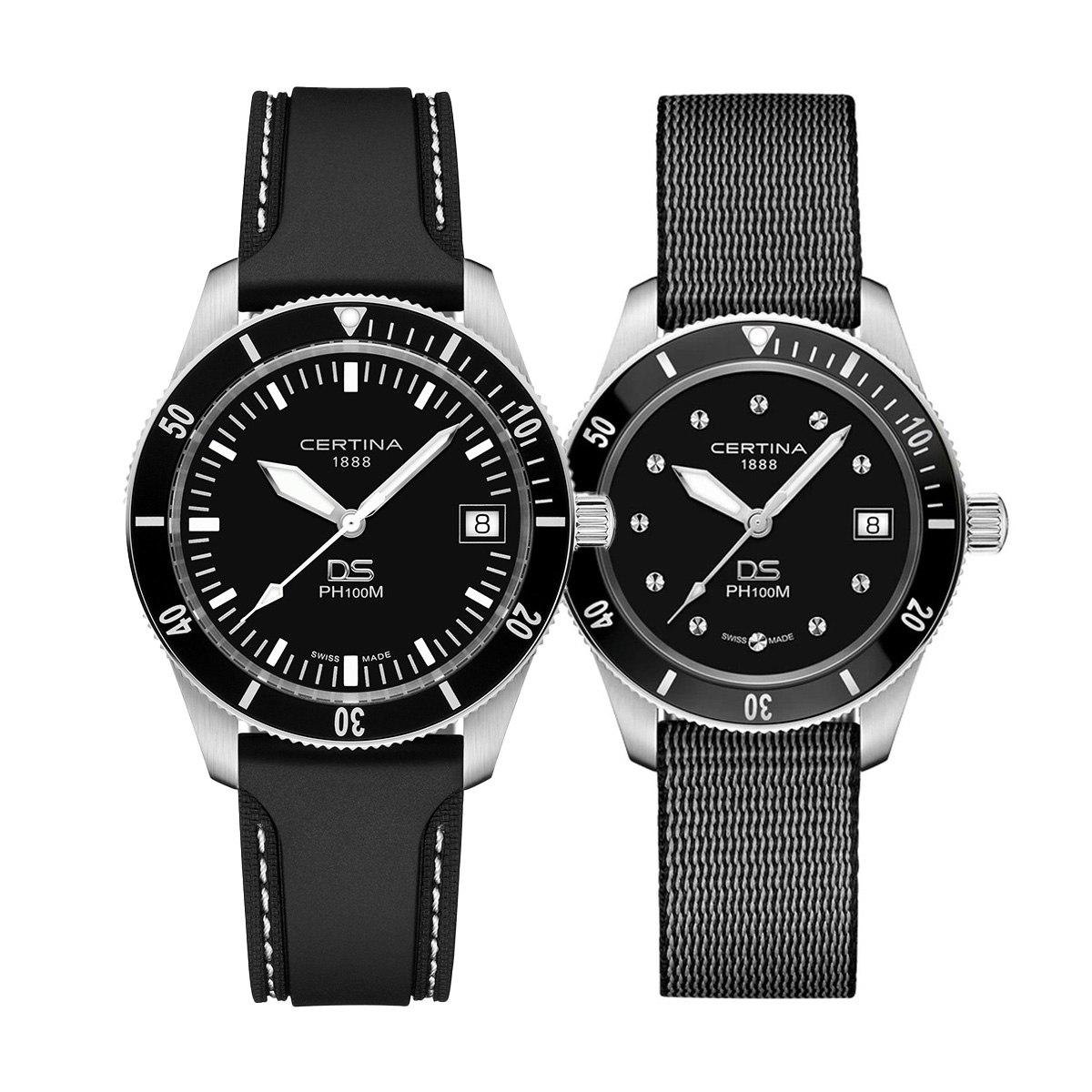 снимка на часовник Комплект часовници за двойки Certina DS PH100M C044.410.17.050.00-C044.210.18.051.00