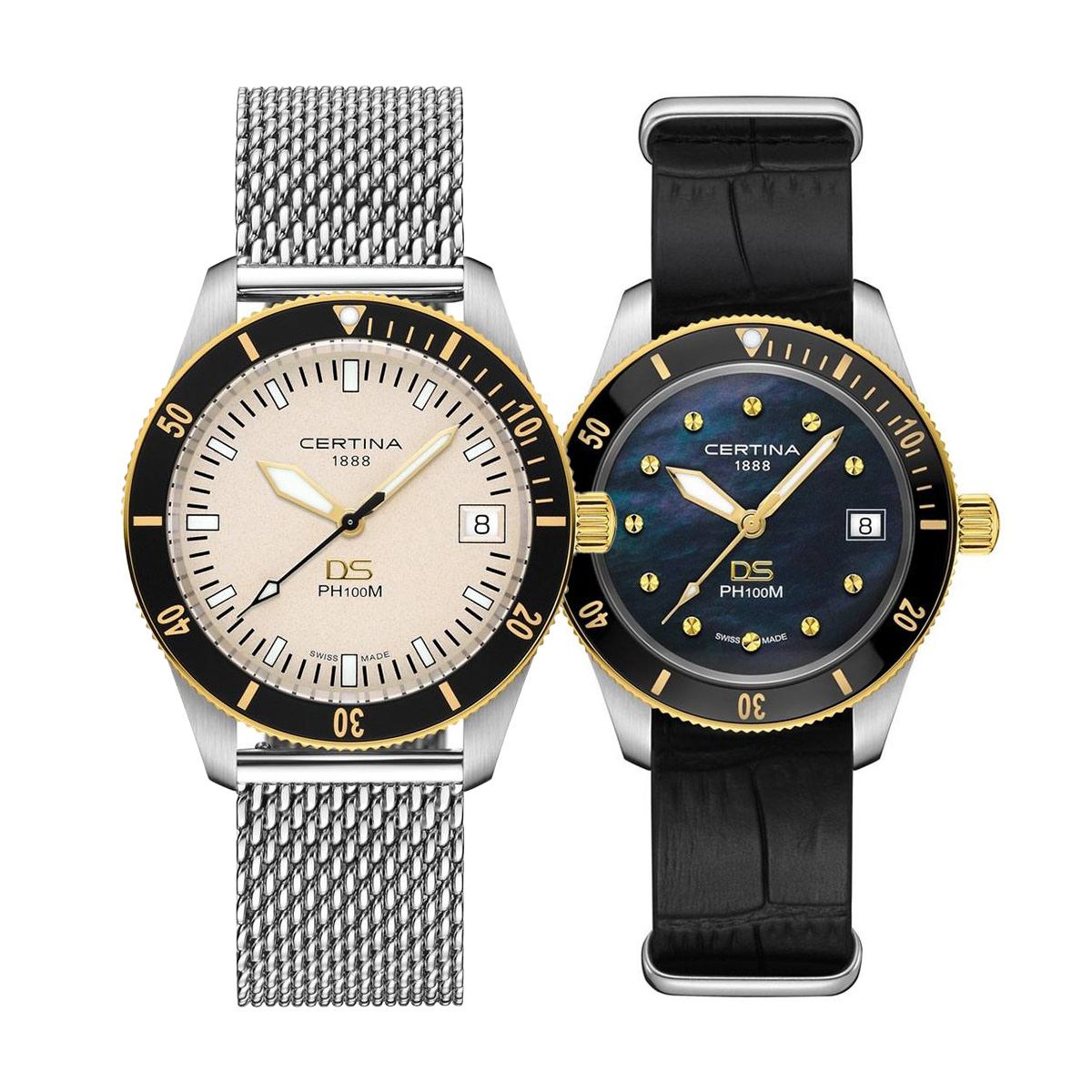 снимка на часовник Комплект часовници за двойки Certina DS PH100M C044.410.21.030.00-C044.210.26.051.00