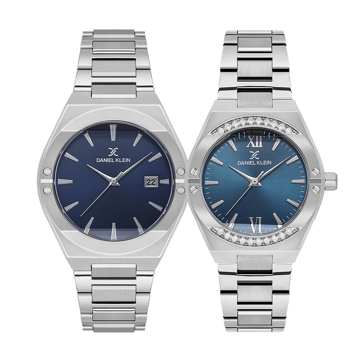снимка на часовник Комплект часовници за двойки Daniel Klein Premium DK.1.13810-4-DK.1.13783-2