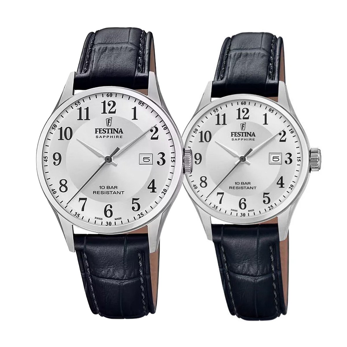 снимка на часовник Комплект часовници за двойки Festina Swiss Made F20007/1-F20009/5