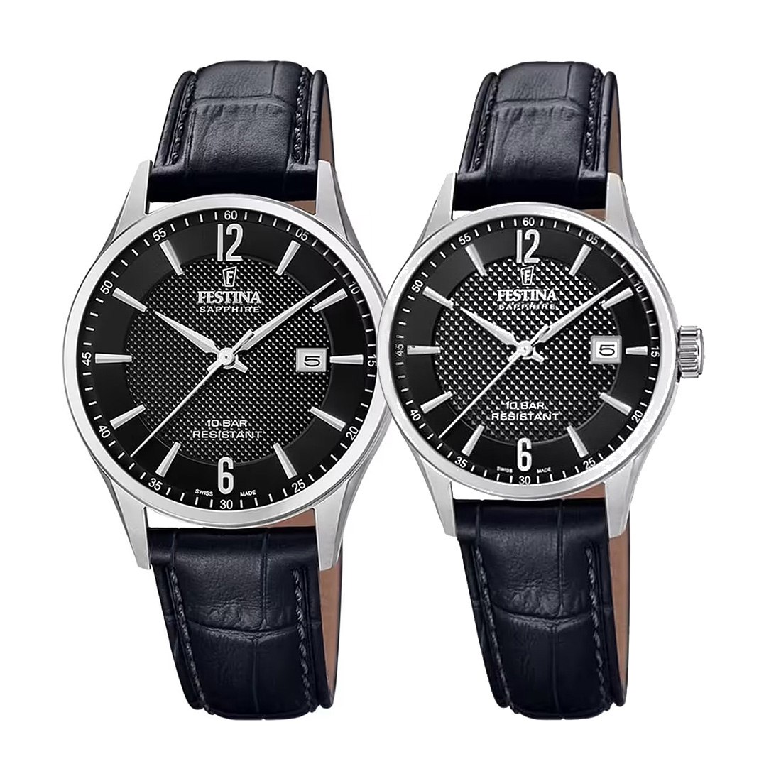 снимка на часовник Комплект часовници за двойки Festina Swiss Made F20007/4 & F20009/4