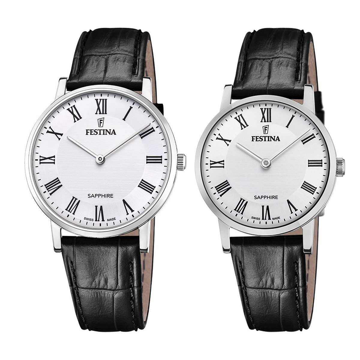 снимка на часовник Комплект часовници за двойки Festina Swiss Made F20012/2 & F20013/2
