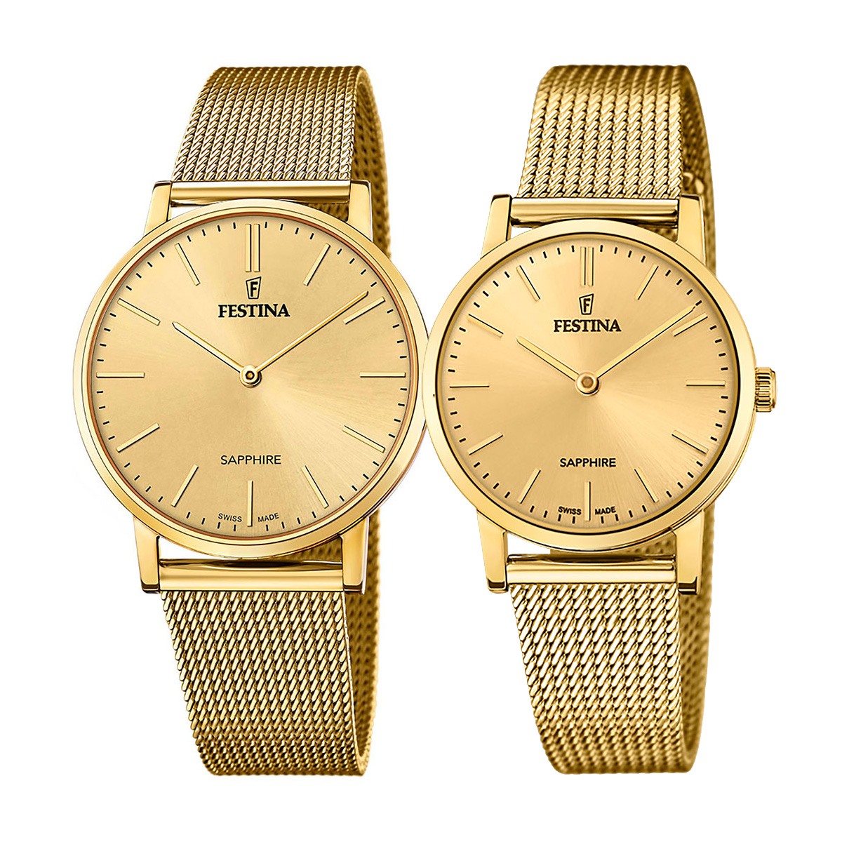 снимка на часовник Комплект часовници за двойки Festina Swiss Made F20022/2 & F20023/2