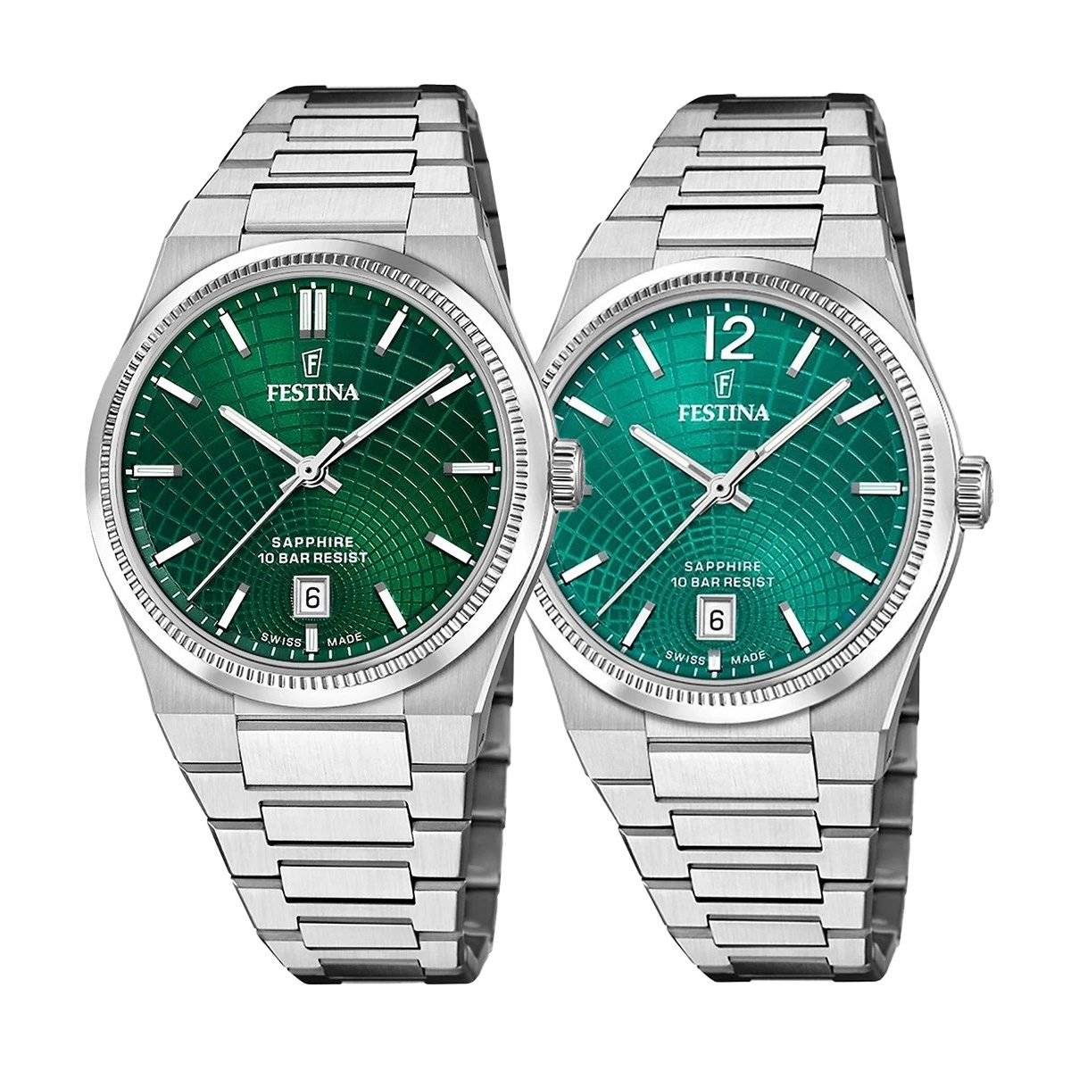 снимка на часовник Комплект часовници за двойки Festina Swiss Made F20051/5-F20052/6