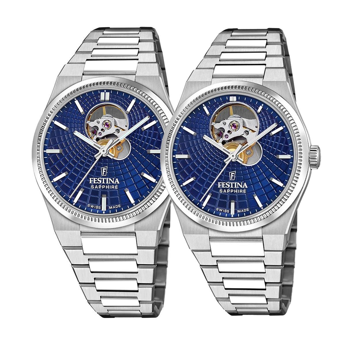 снимка на часовник Комплект часовници за двойки Festina Swiss Made F20053/2-F20054/5