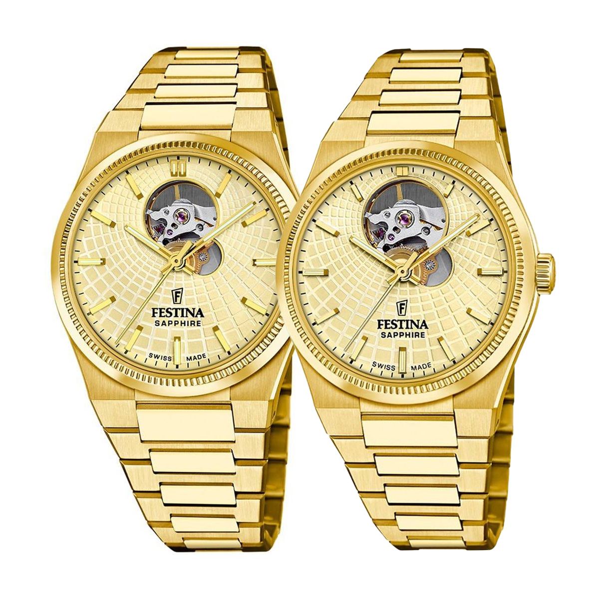 снимка на часовник Комплект часовници за двойки Festina Swiss Made F20062/2-F20064/2