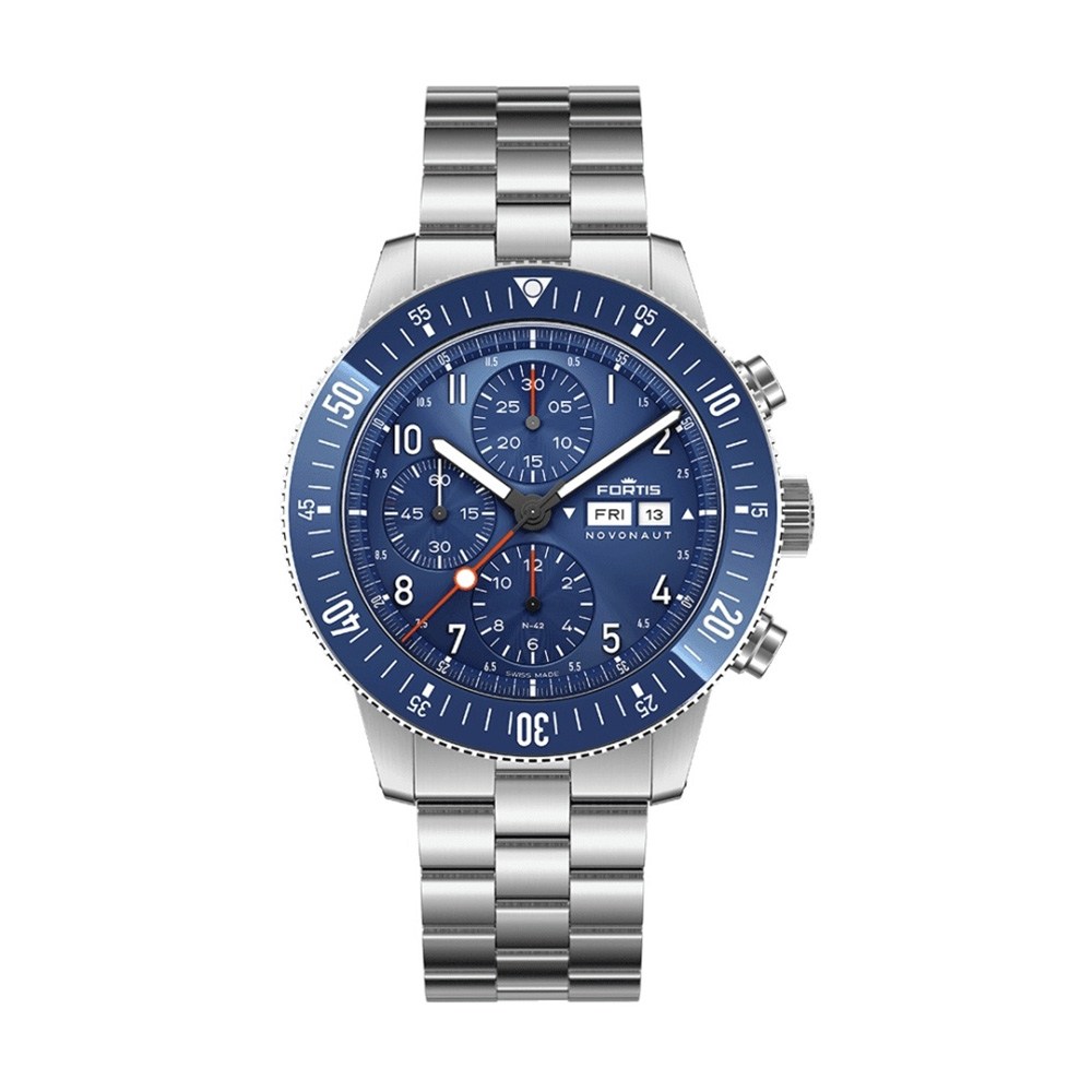 снимка на часовник Часовник Fortis Novonaut N-42 Cobalt Blue Edition F2040012