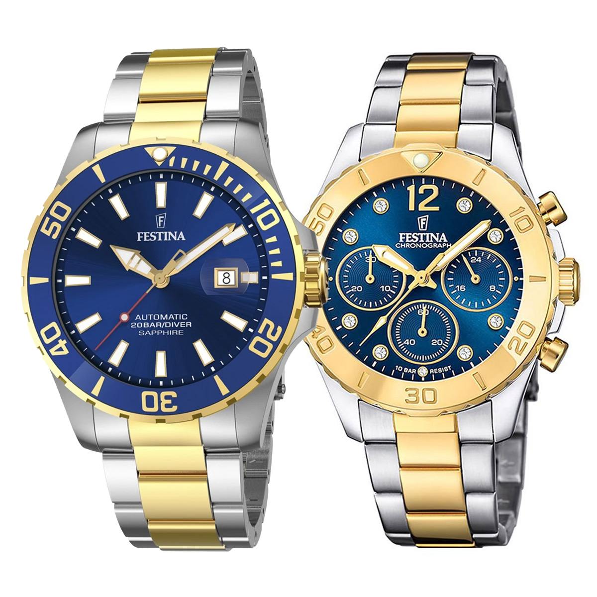 снимка на часовник Комплект часовници за двойки Festina F20532/1-F20604/3