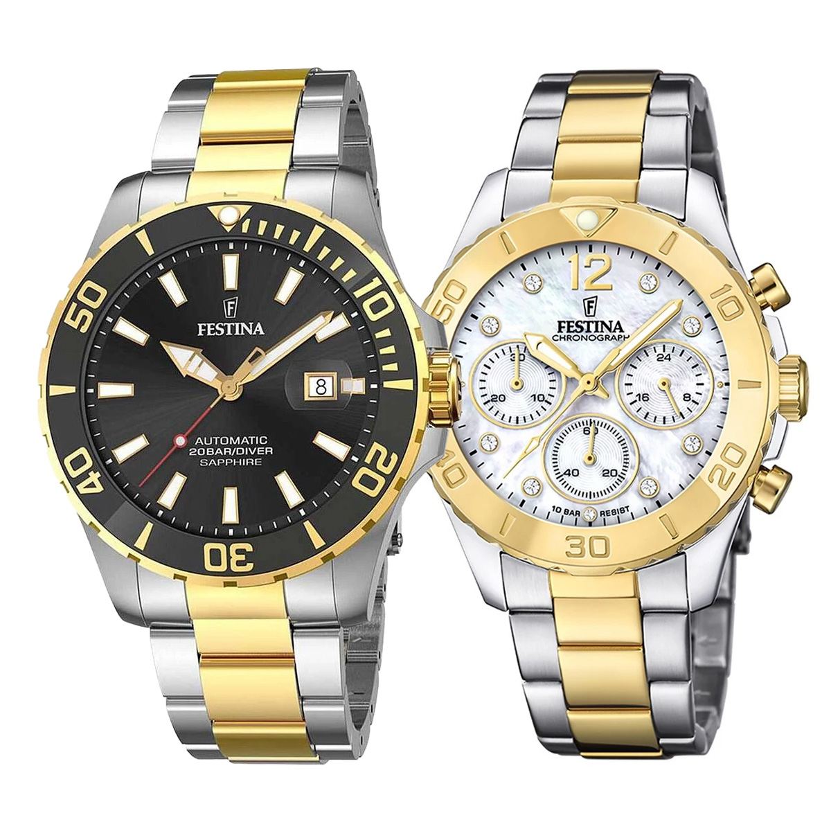 снимка на часовник Комплект часовници за двойки Festina F20532/2-F20604/1