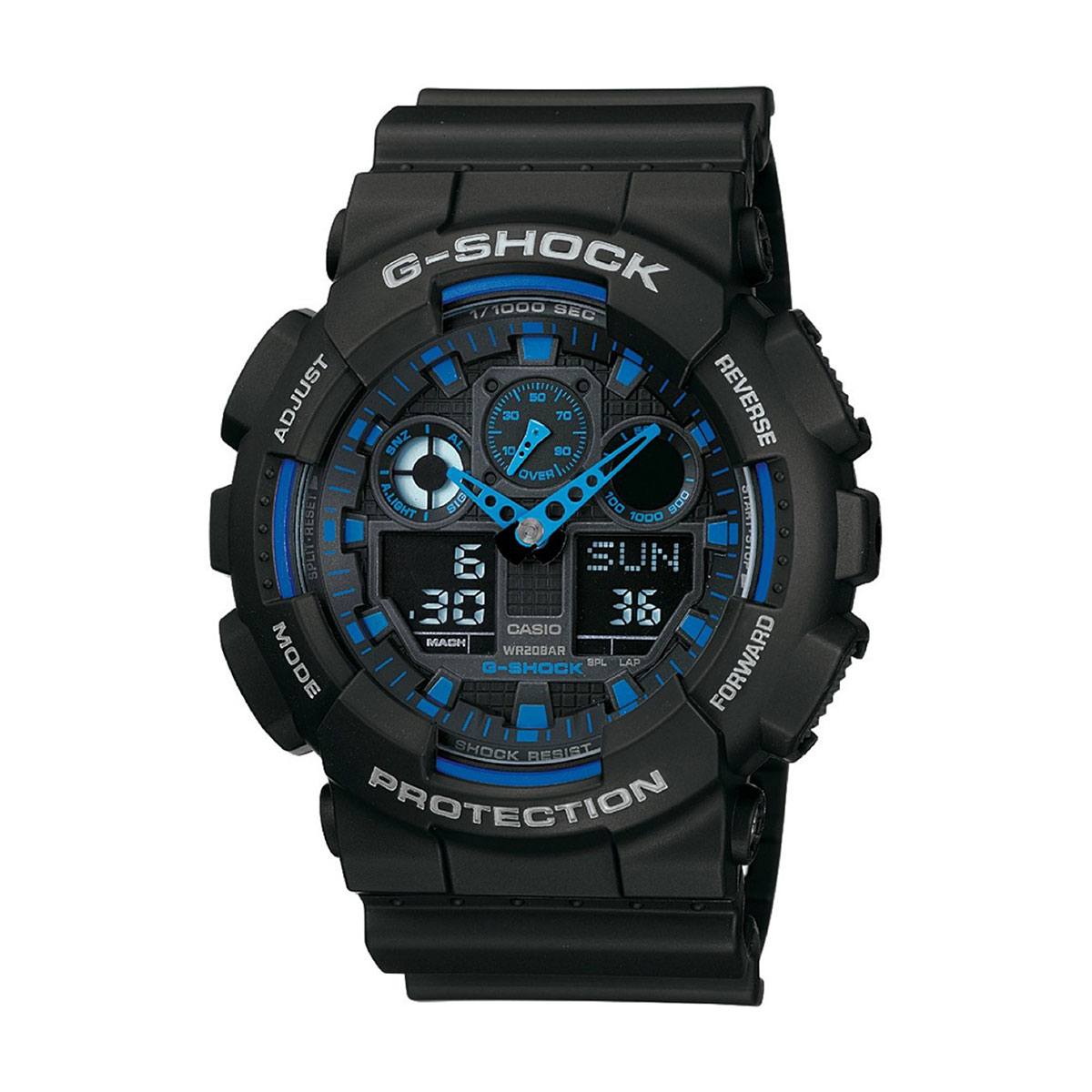 снимка на часовник Часовник Casio G-Shock GA-100-1A2ER