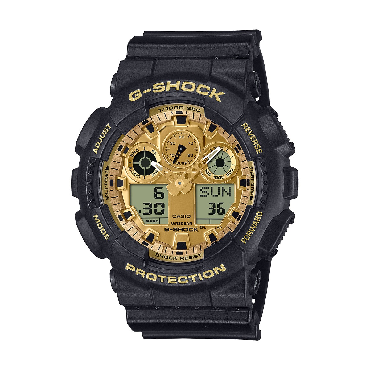 снимка на часовник Часовник Casio G-Shock GA-100GGB-1A9ER