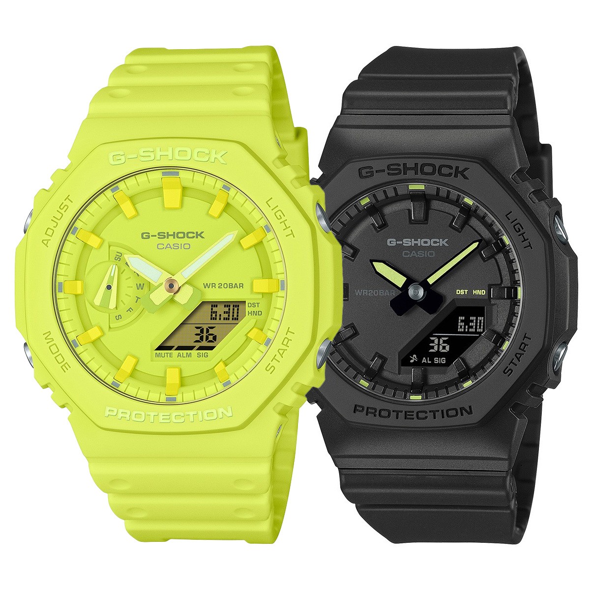 снимка на часовник Комплект часовници за двойки Casio G-Shock GA-2100-9A9ER-GMA-P2100SA-1A2ER