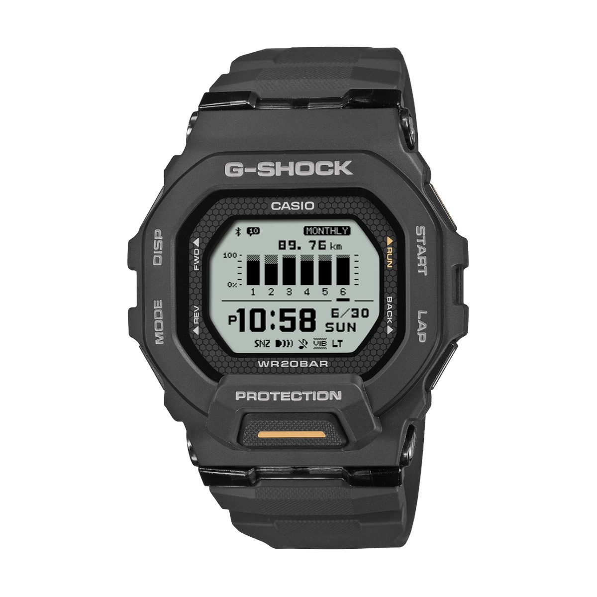 снимка на часовник Часовник Casio G-Shock GBD-200-1A1ER