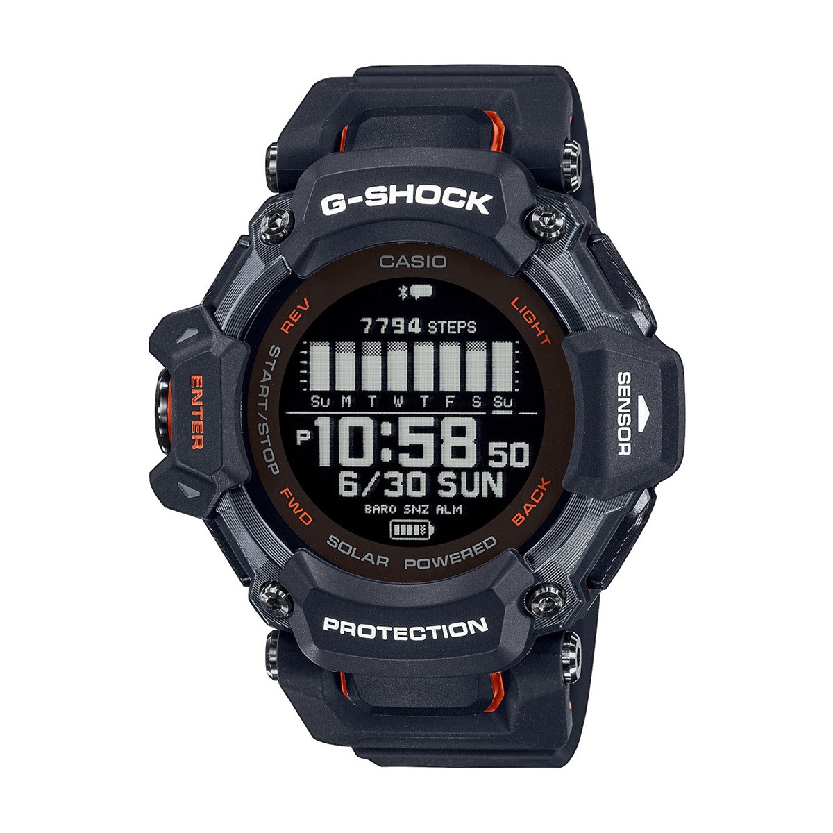 снимка на часовник Часовник Casio G-Shock G-Squad GBD-H2000-1AER