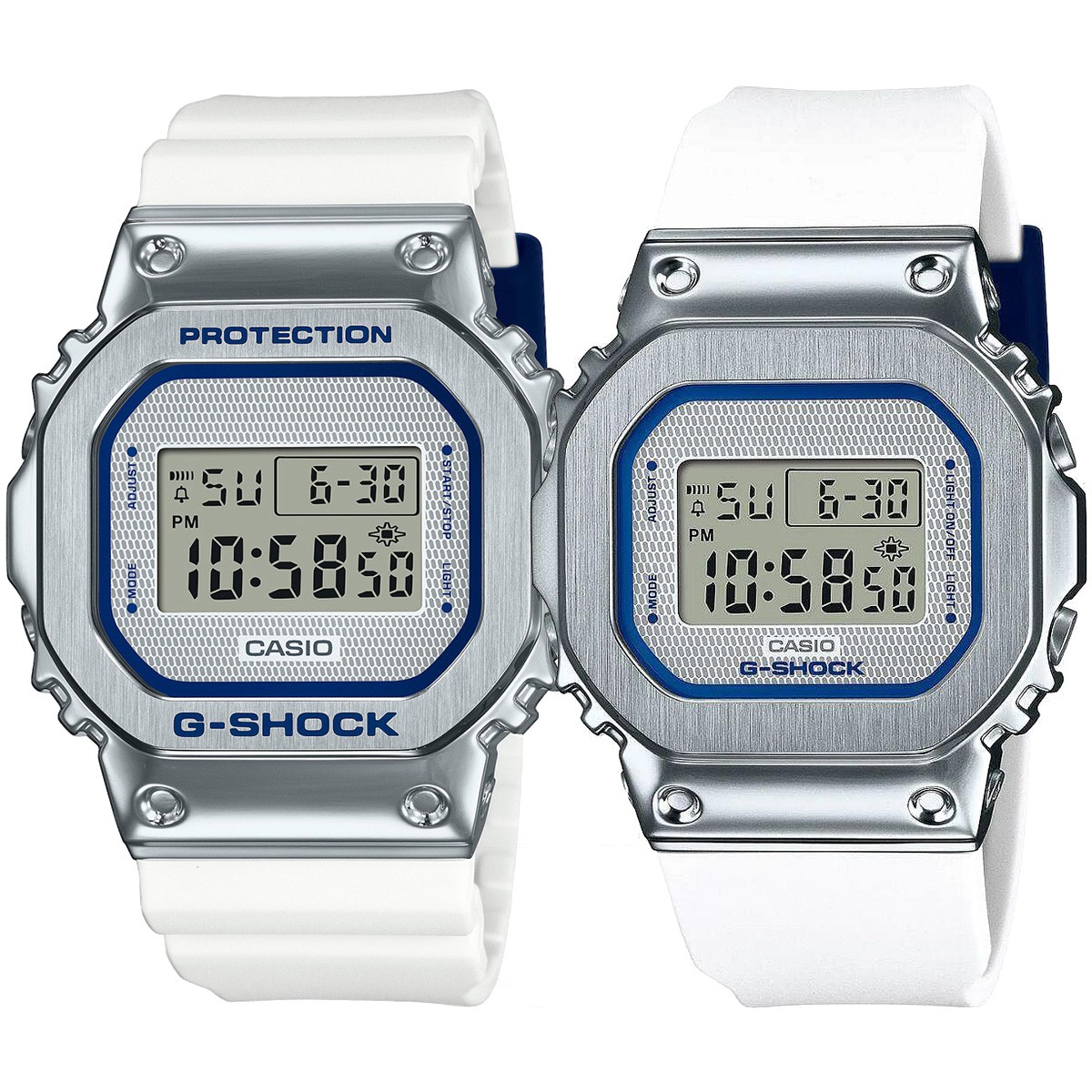 снимка на часовник Комплект часовници за двойки Casio G-Shock GM-5600LC-7ER & GM-S5600LC-7ER