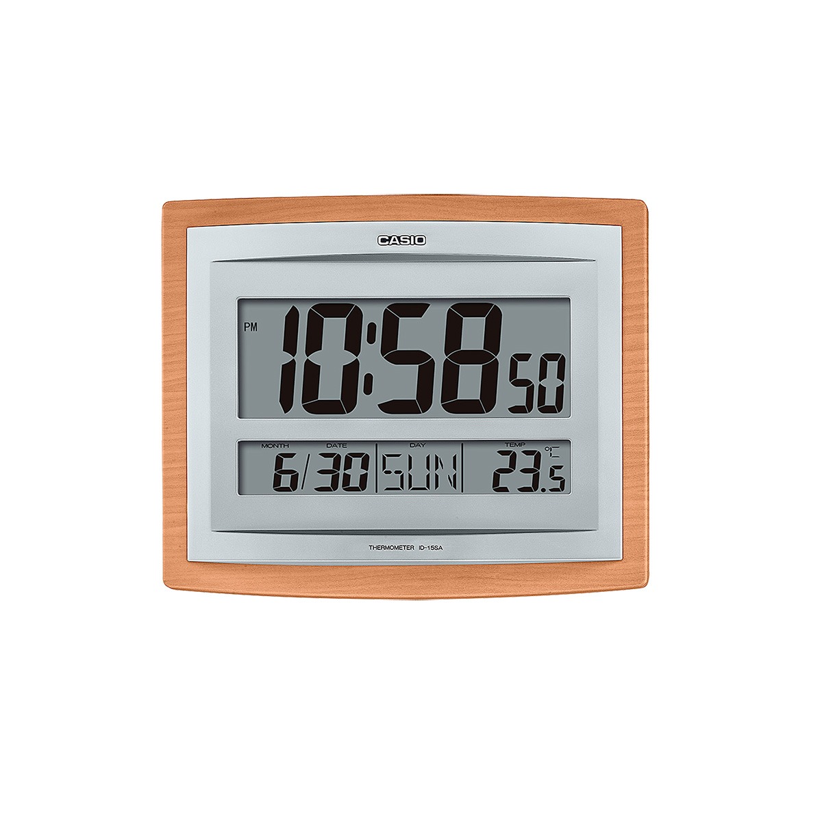 снимка на часовник Стенен часовник Casio ID-15SA-5DF