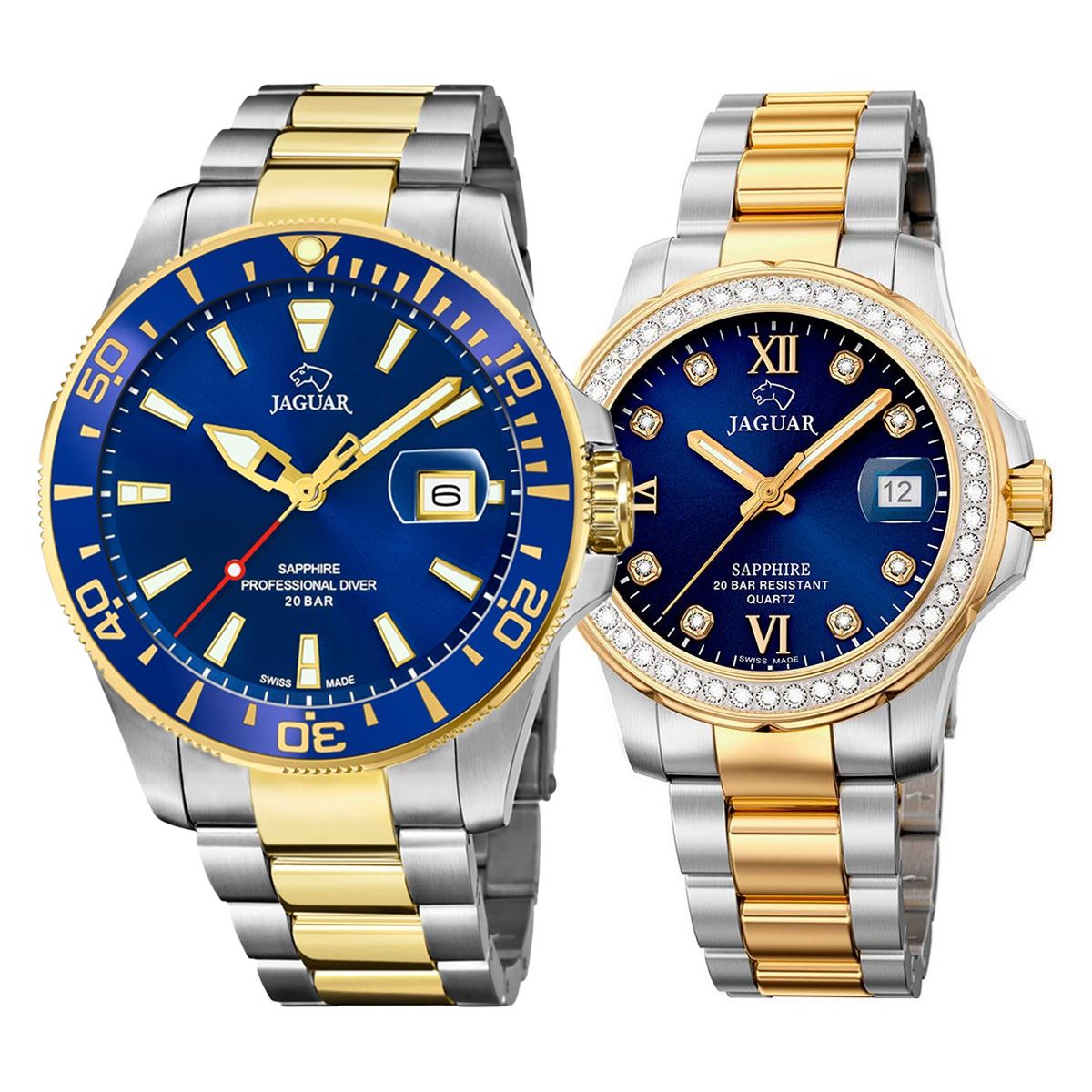 снимка на часовник Комплект часовници за двойки Jaguar Executive Diver J863/1-J893/2