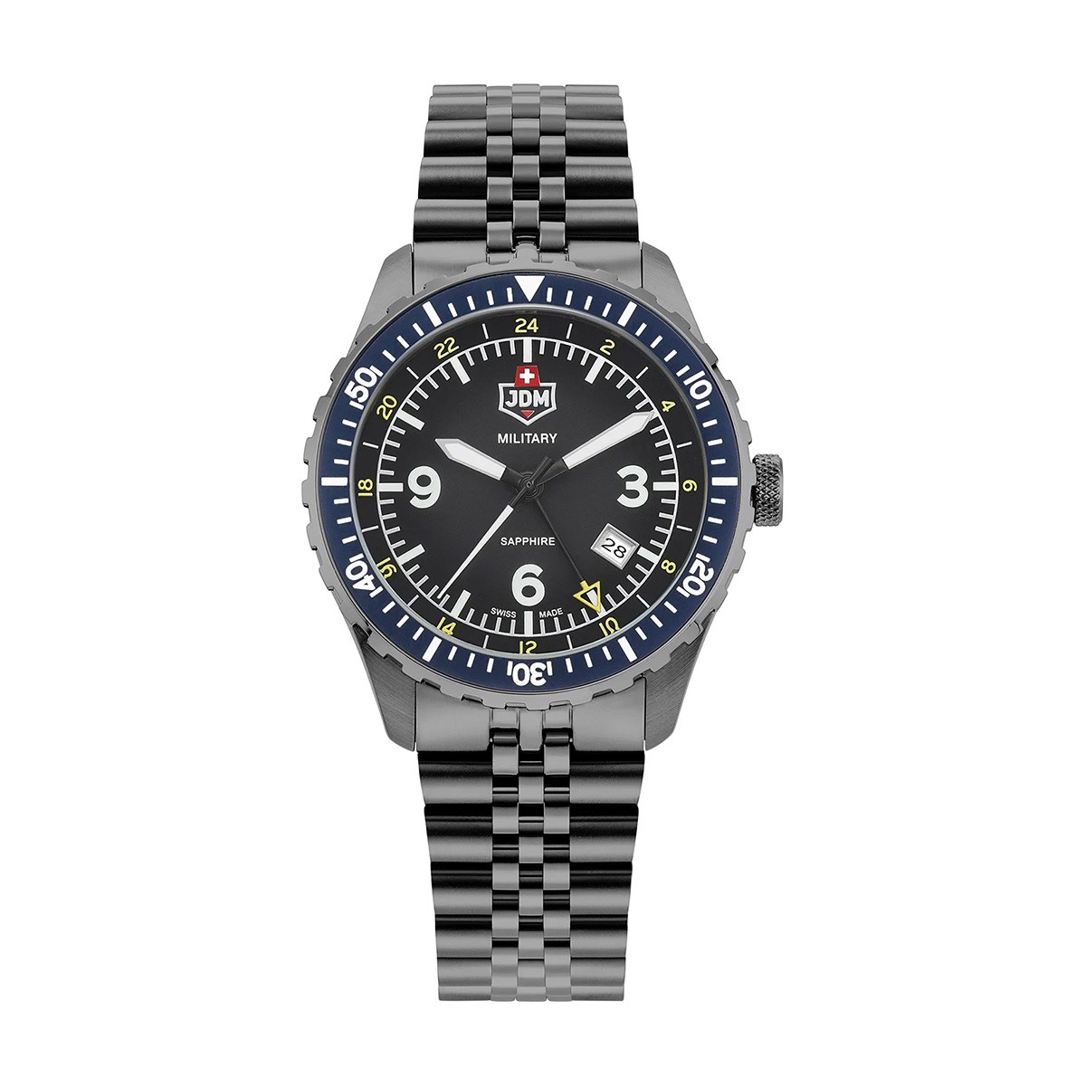 снимка на часовник Часовник JDM Military Sapphire Wingman GMT JDM-WG028-02