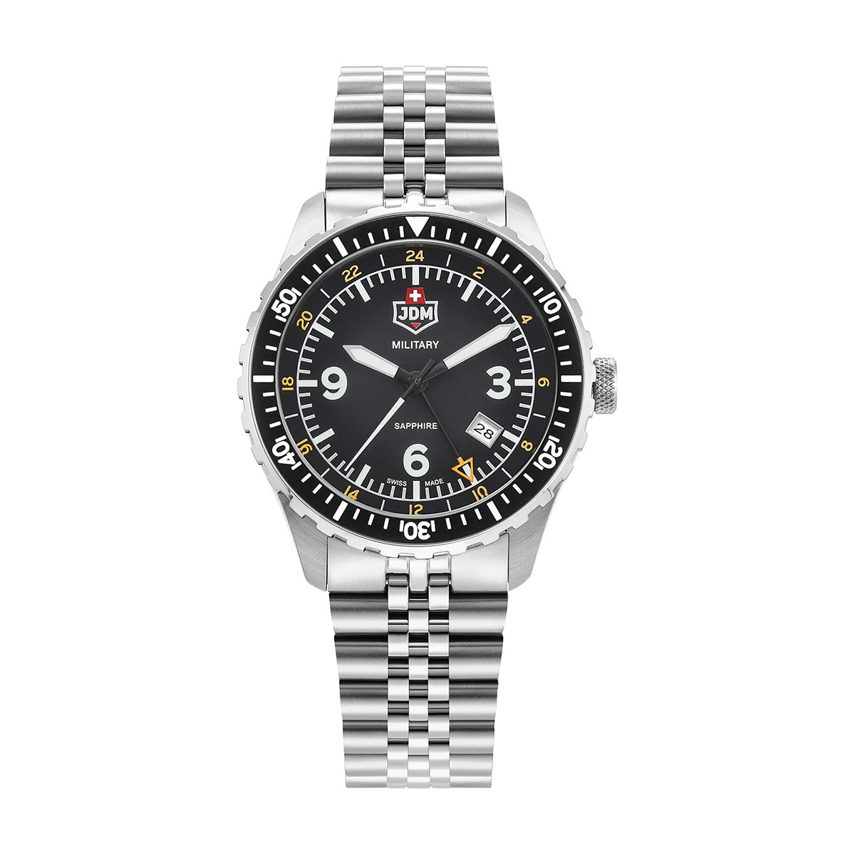 снимка на часовник Часовник JDM Military Sapphire Wingman GMT JDM-WG028-03