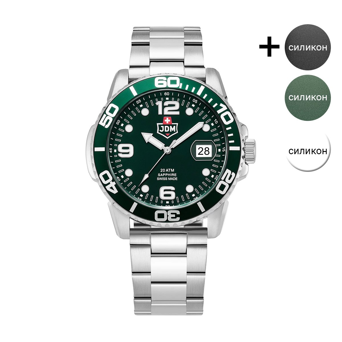 снимка на часовник Часовник JDM Military Sapphire Mike Plus JDM-WG029-01
