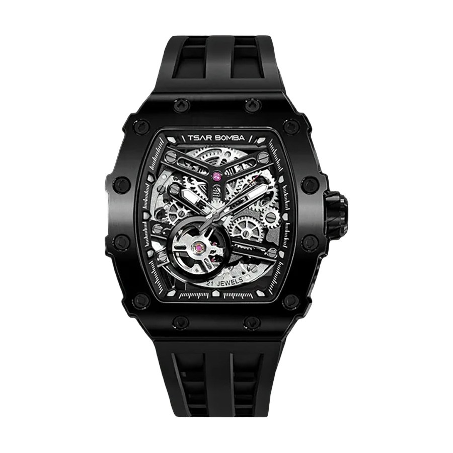 снимка на часовник Часовник Tsar Bomba Black Emperor Automatic JYTB8208ABB