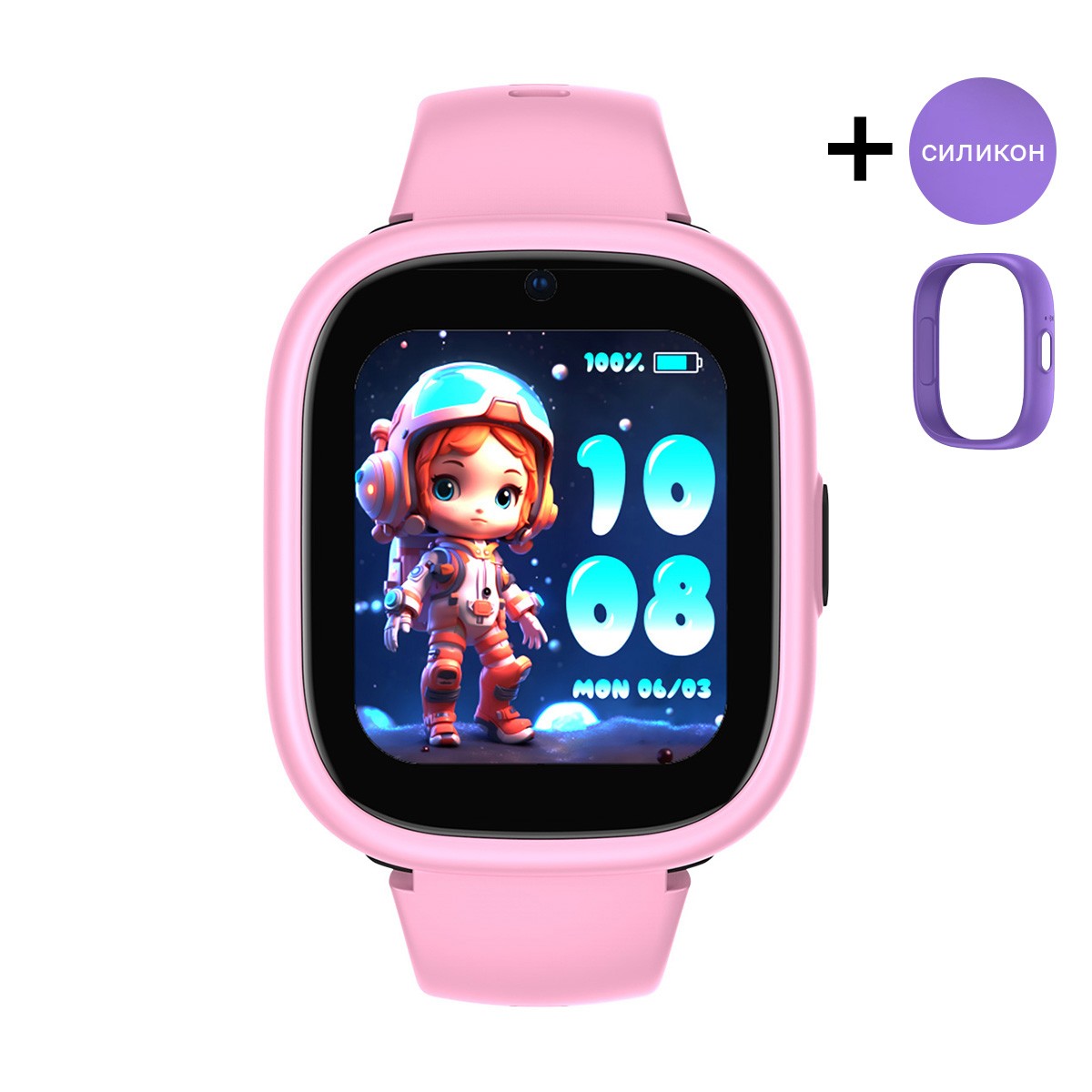 снимка на часовник Детски смарт часовник Xmart Pink/Purple K3-P