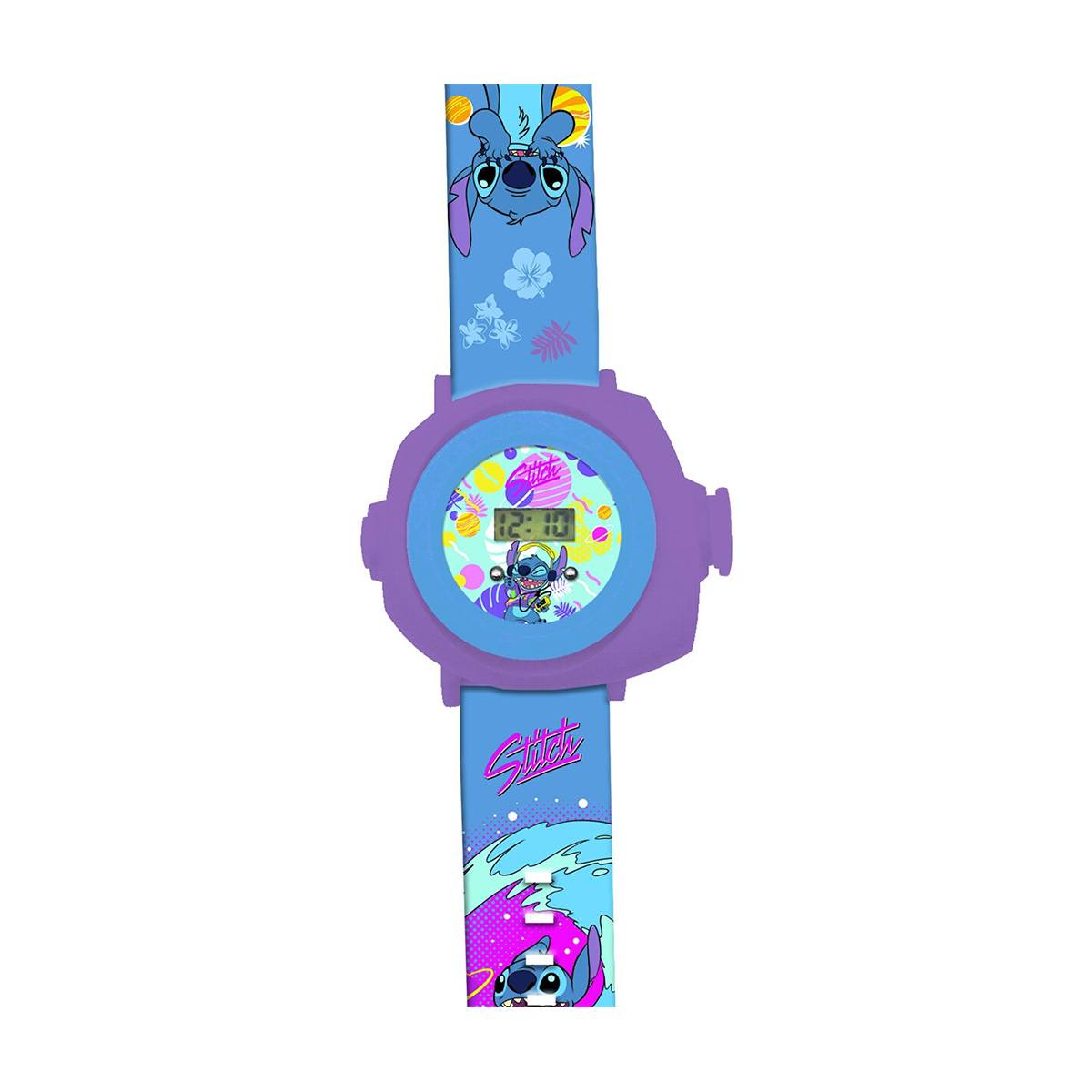 снимка на часовник Часовник-проектор Disney Lilo and Stitch LU3380743100791