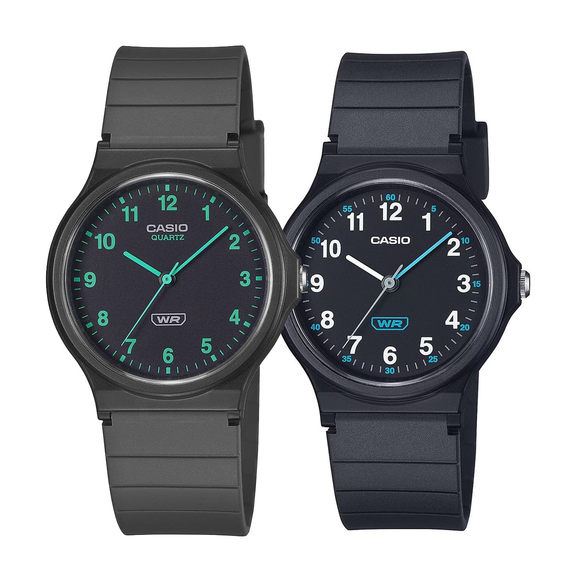 снимка на часовник Комплект часовници за двойки Casio MQ-24B-8BEF-LQ-24B-1BEF