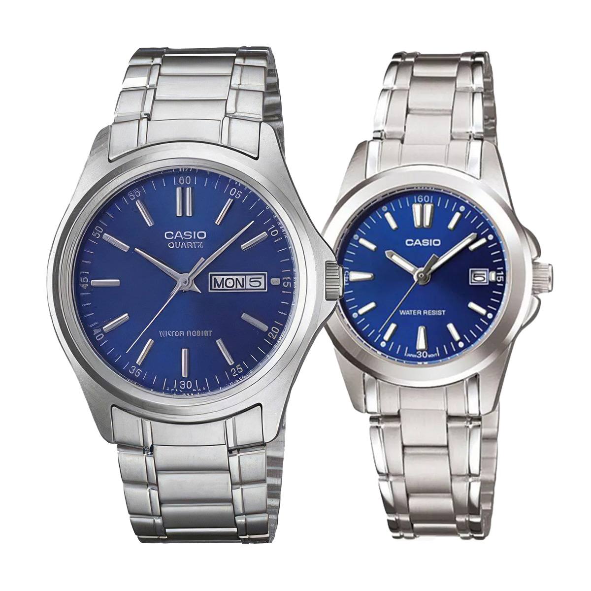 снимка на часовник Комплект часовници за двойки Casio MTP-1239D-2A-LTP-1215A-2A2DF