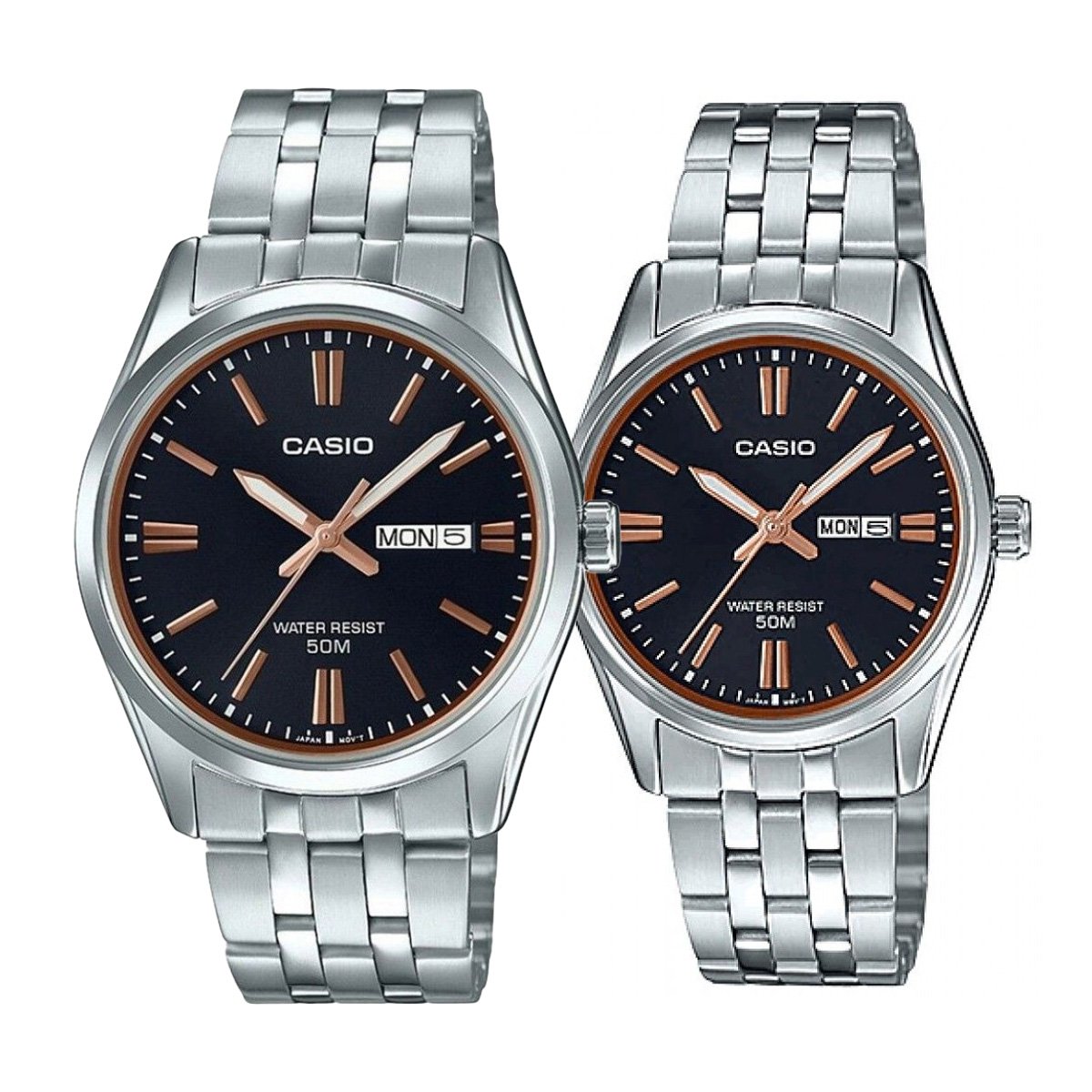 снимка на часовник Комплект часовници за двойки Casio MTP-1335D-1A2V-LTP-1335D-1A2V