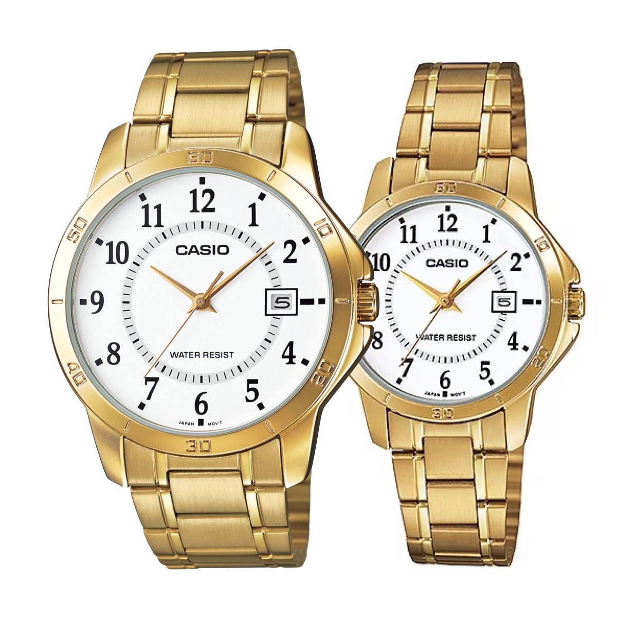 снимка на часовник Комплект часовници за двойки Casio MTP-V004G-7BU-LTP-V004G-7BU