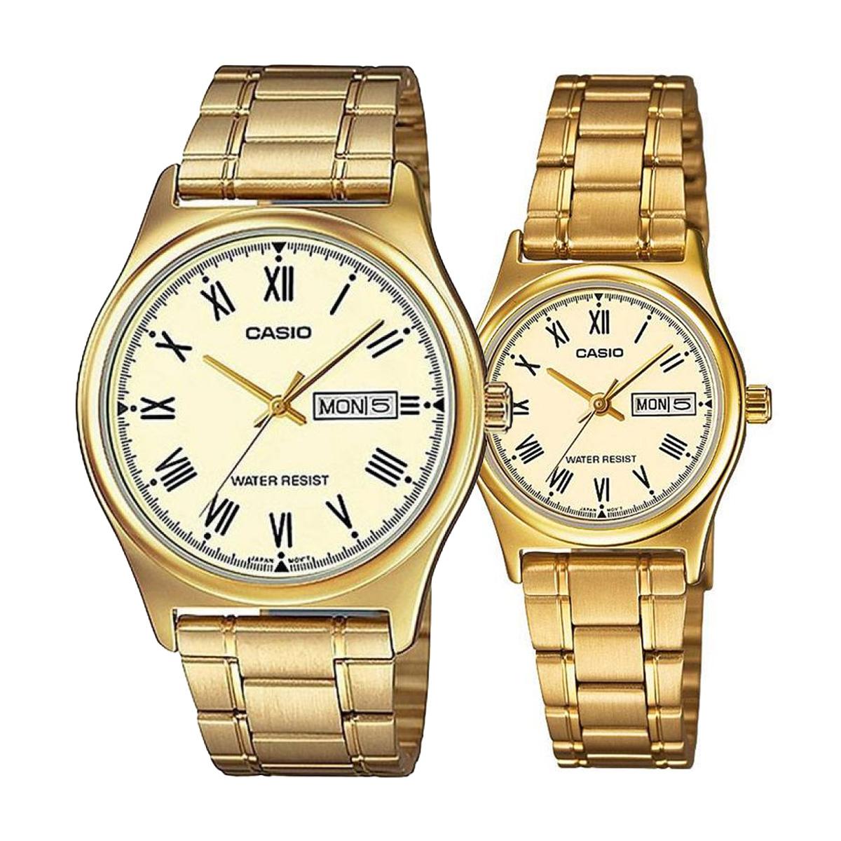 снимка на часовник Комплект часовници за двойки Casio MTP-V006G-9BU-LTP-V006G-9BU